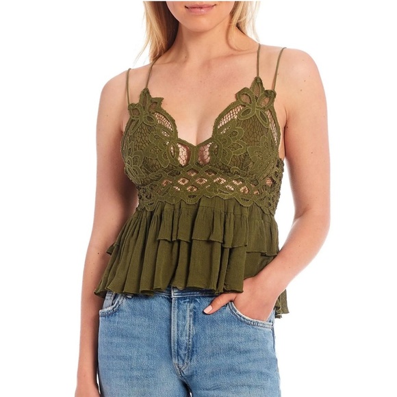 Free People Tops - Nwt Free People Adella Cami- - Moss